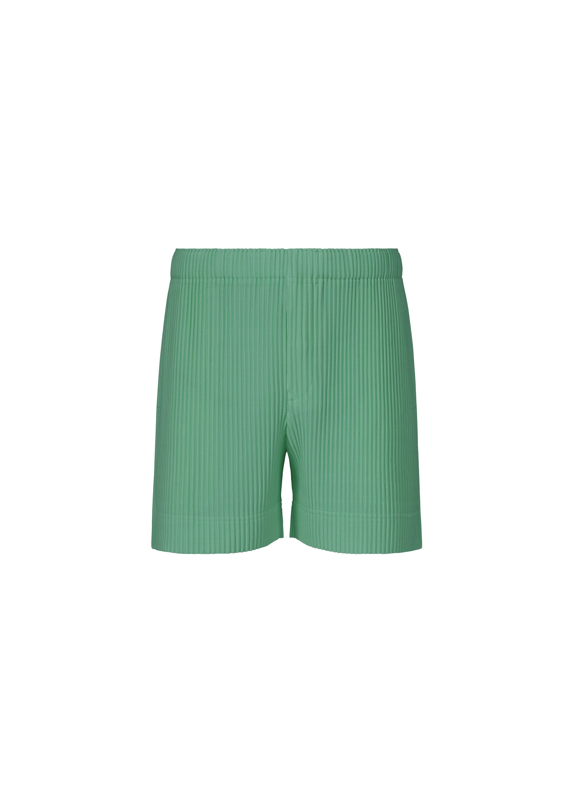 Homme Plissé Issey Miyake Colorful Pleats pánské kraťasy oranžové