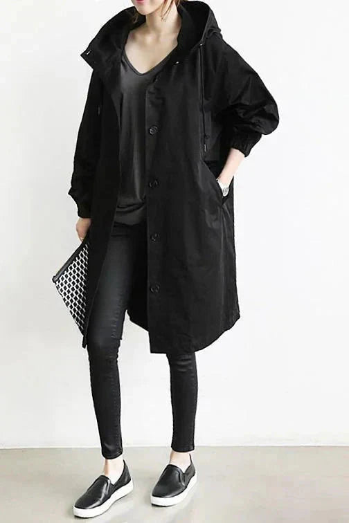 Norielle dámská pláštěnka oversize šedá XS