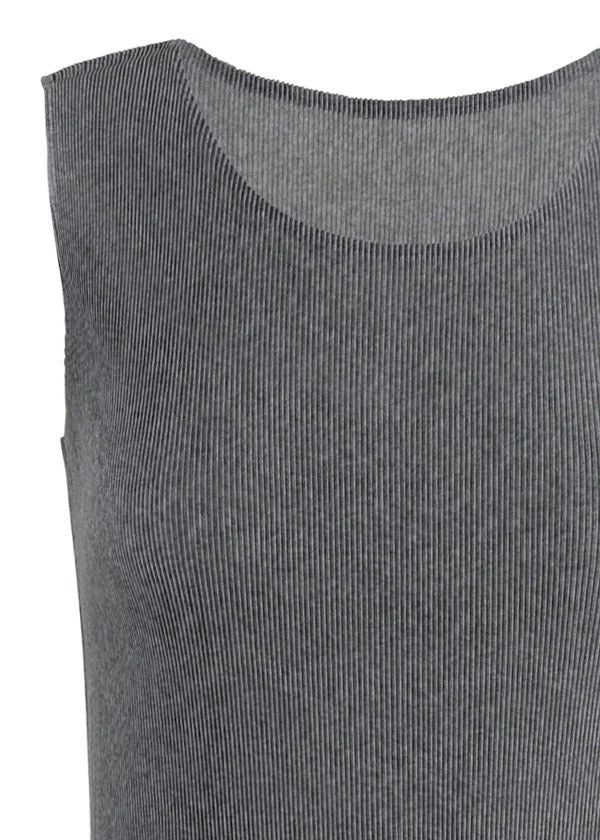 Issey Miyake Mist Basics top světle šedý lehký