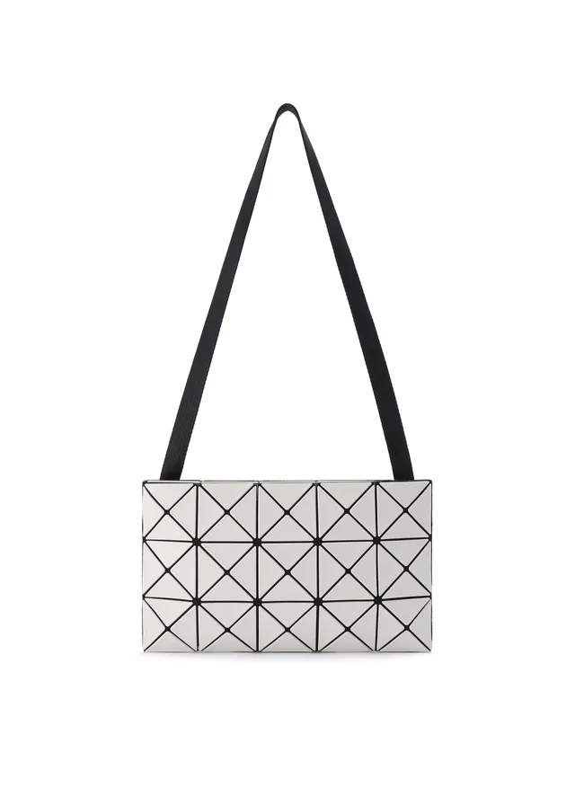 Issey Miyake Lucent Matte shoulder kabelka světle šedá matná