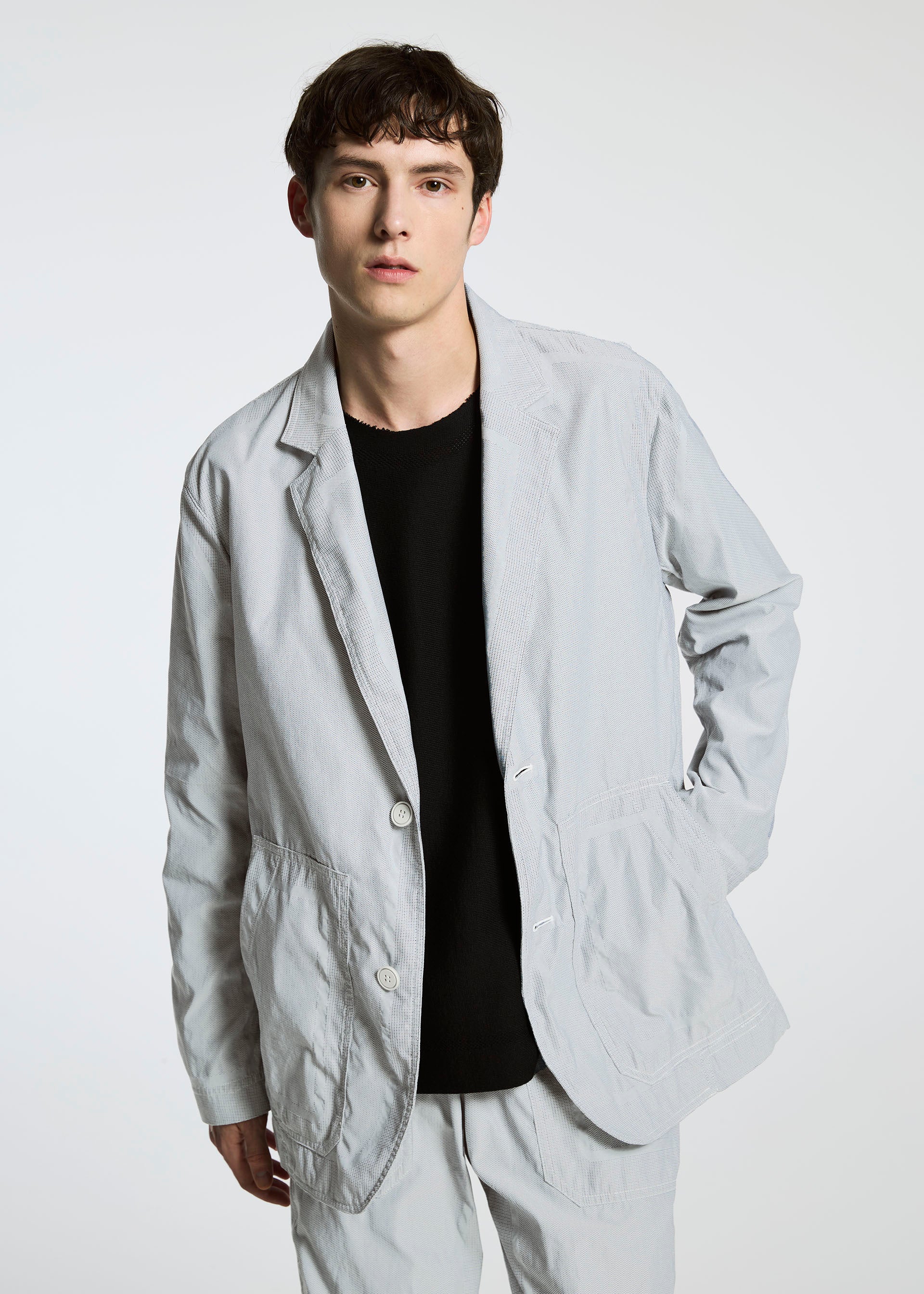 Issey Miyake Type-U 001 unisex bunda brown tvarovatelná