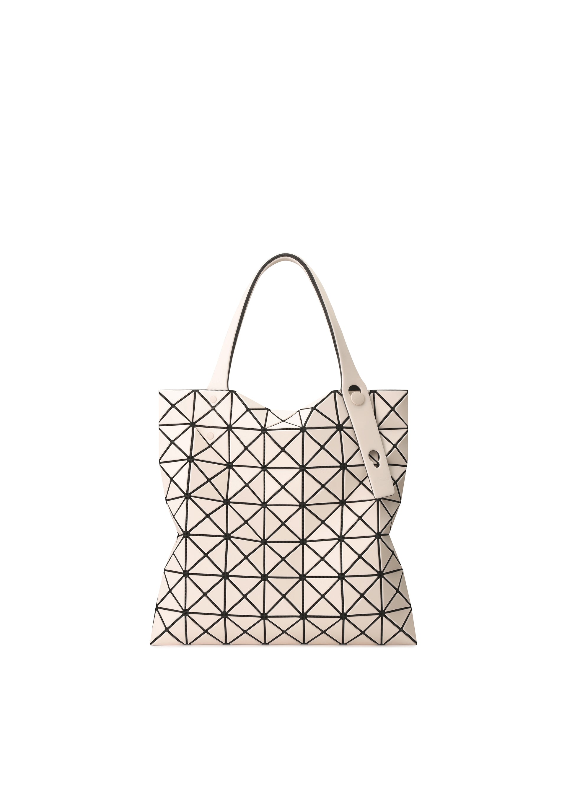 Issey Miyake Prism Frost tote šedá matná