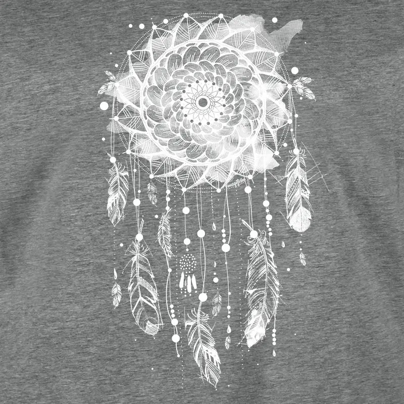 Magifešn XX Dreamcatcher tričko bílé biobavlna