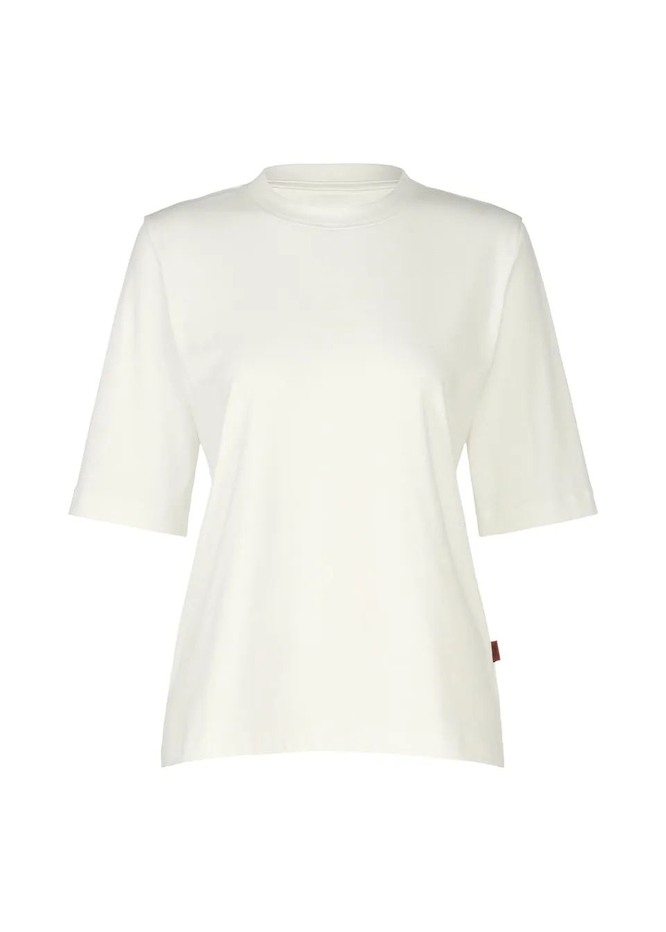 Issey Miyake HaaT CP Jersey Basic top bílý bavlna