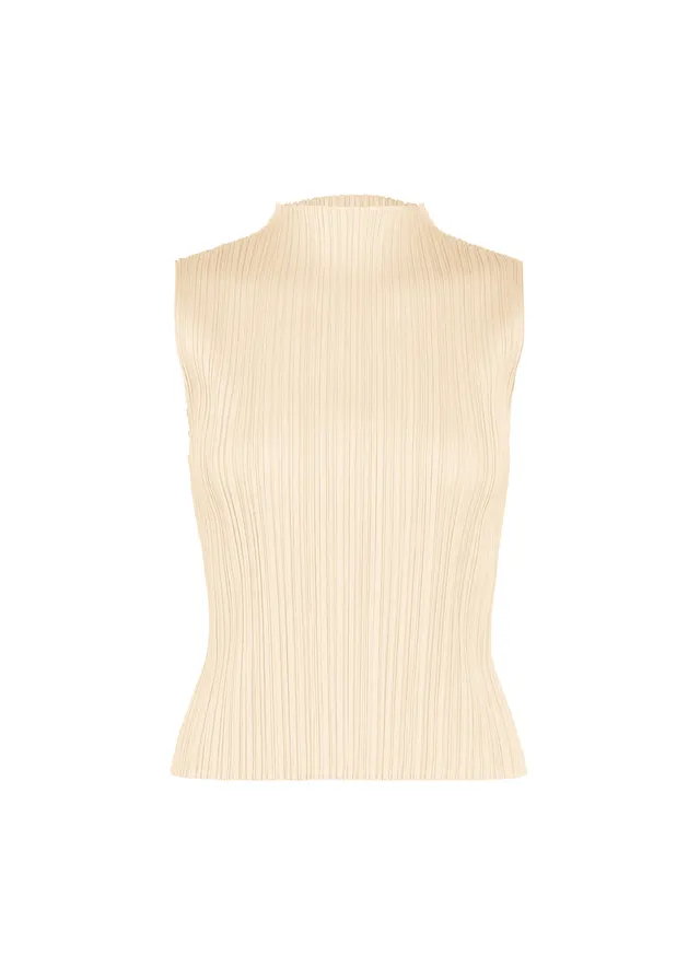 Issey Miyake Monthly Colors August top Off White