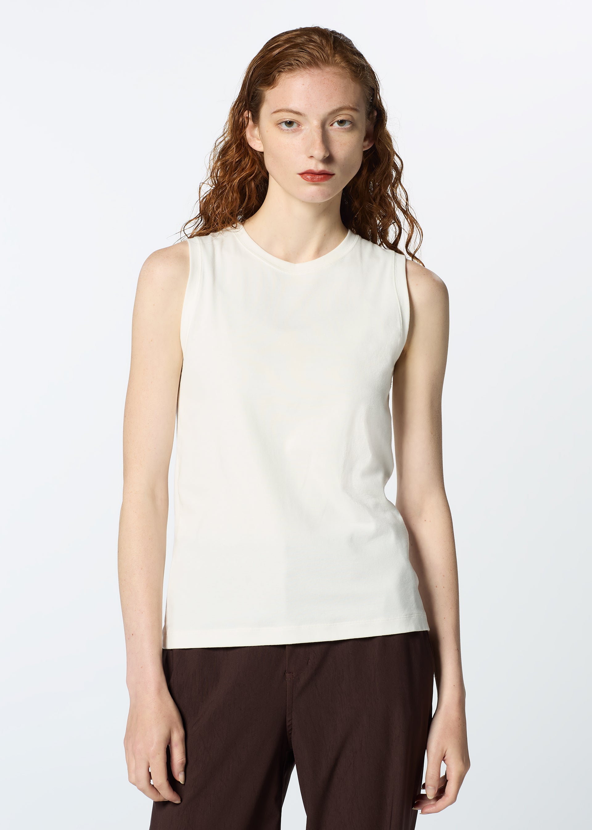 Issey Miyake HaaT CP Jersey Basic tílko bílé 2