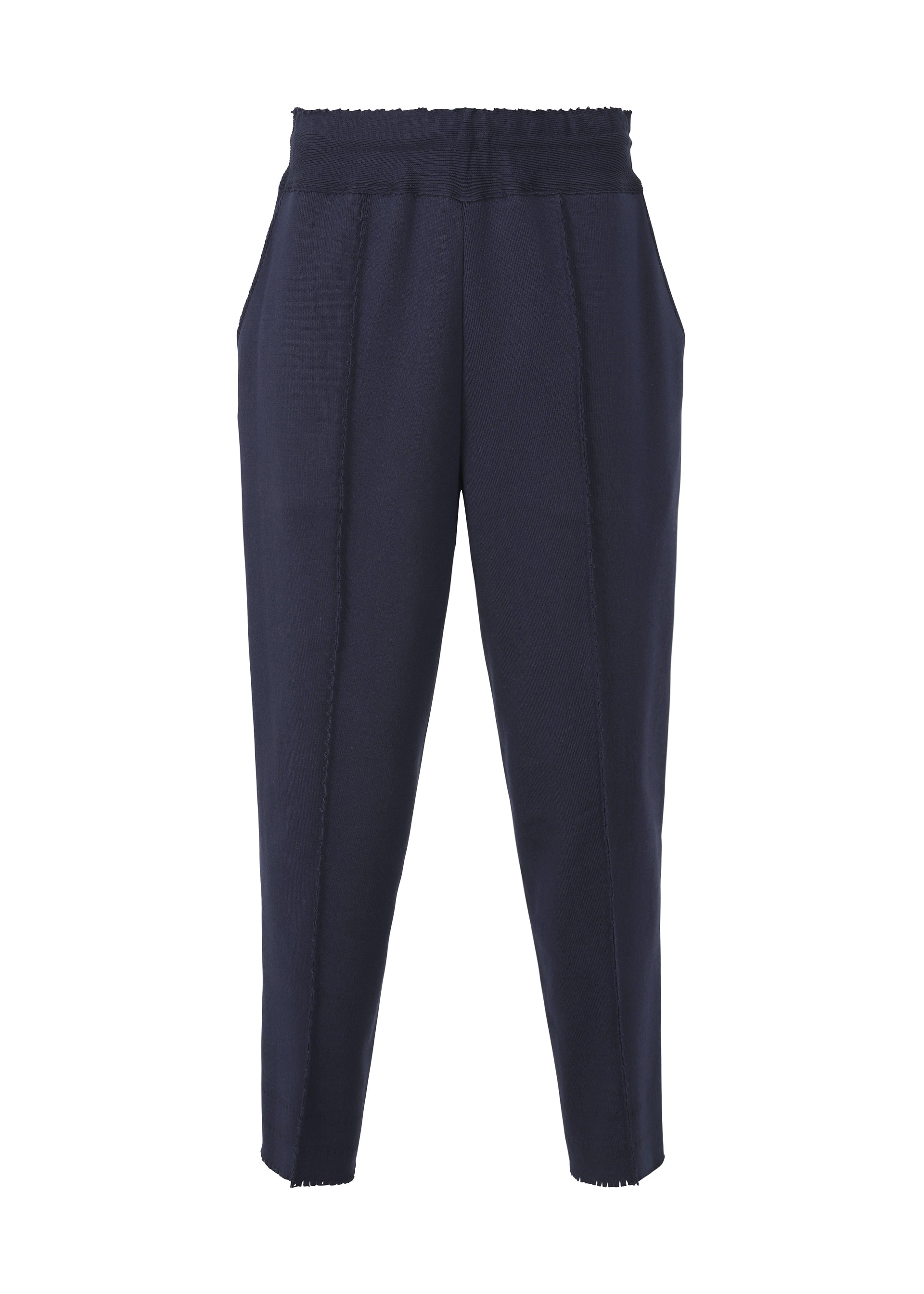 Issey Miyake Type-A Basics kalhoty černé pletené