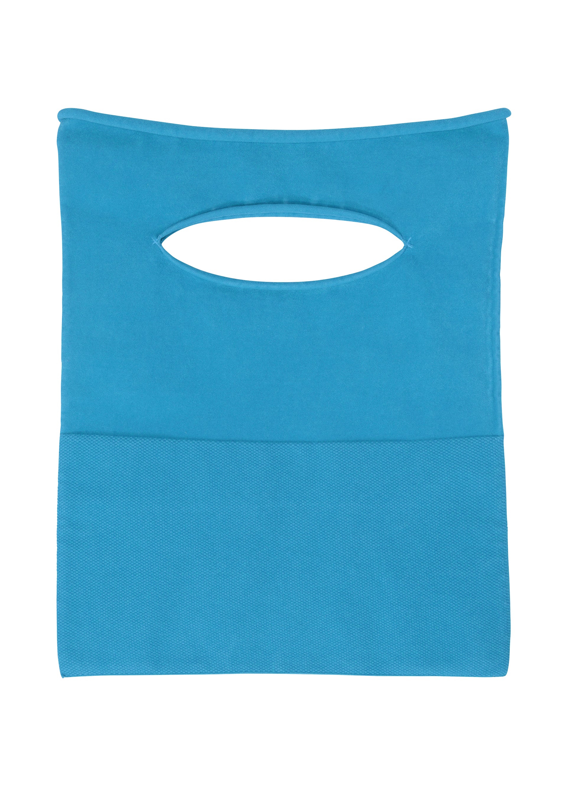Issey Miyake Konbu 12 pletená taška cyan bezesvá