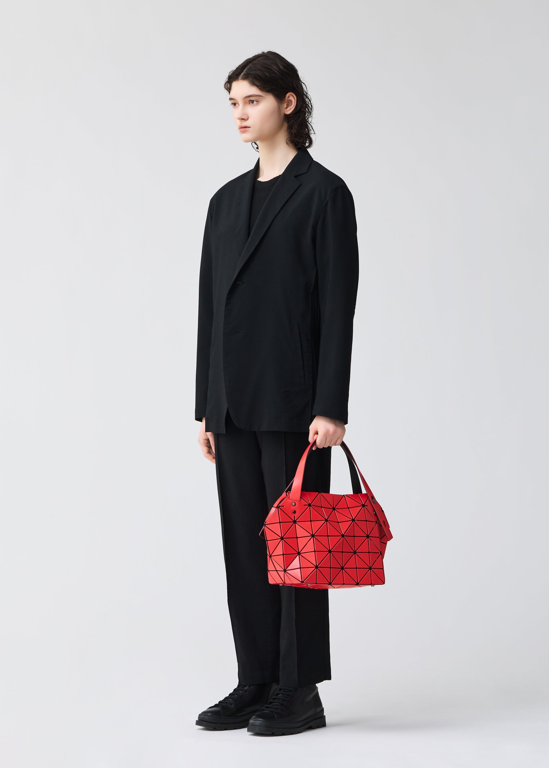 Issey Miyake Bao Bao Boston kabelka matná černá