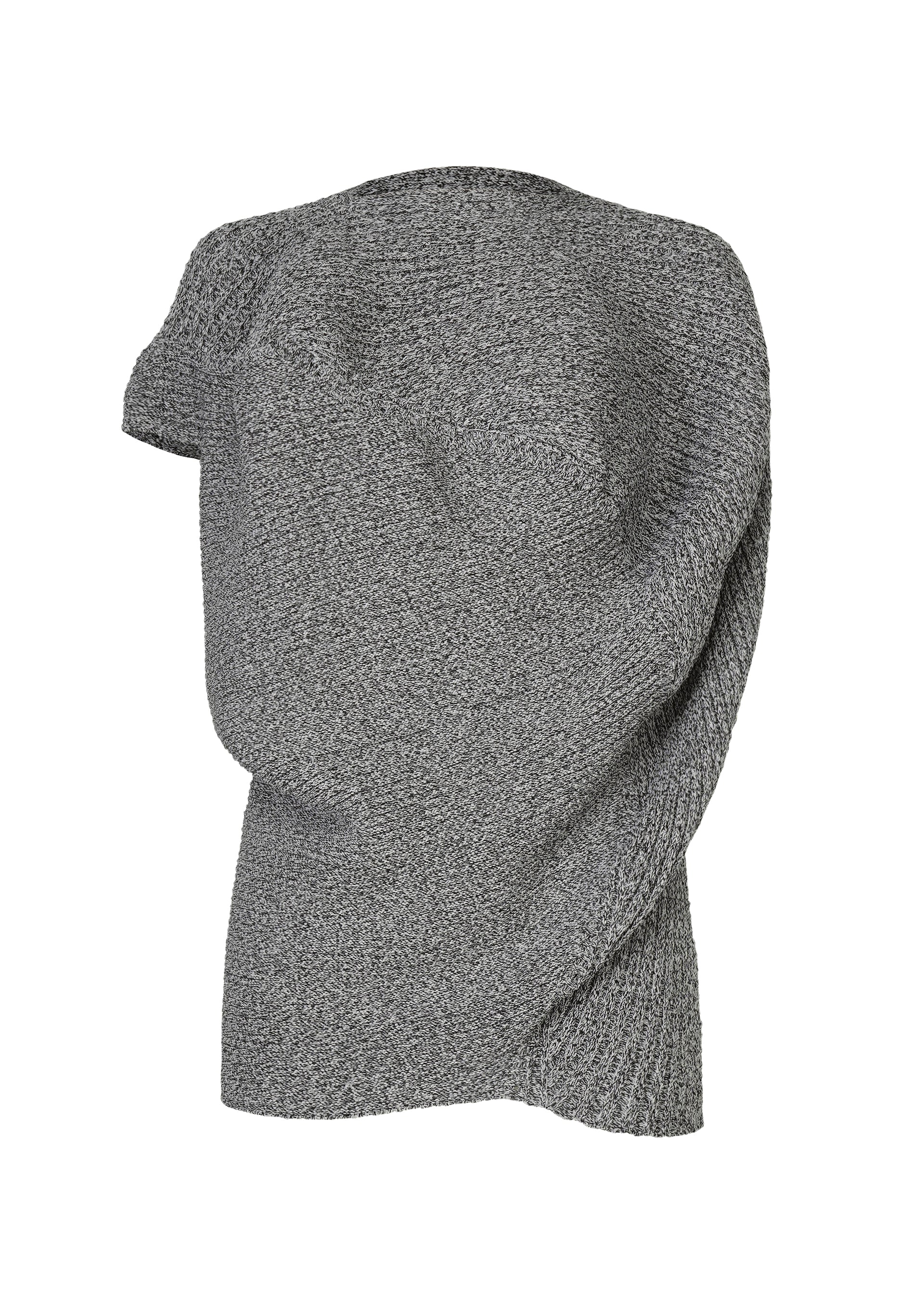 Issey Miyake Found Stone top šedý pletený