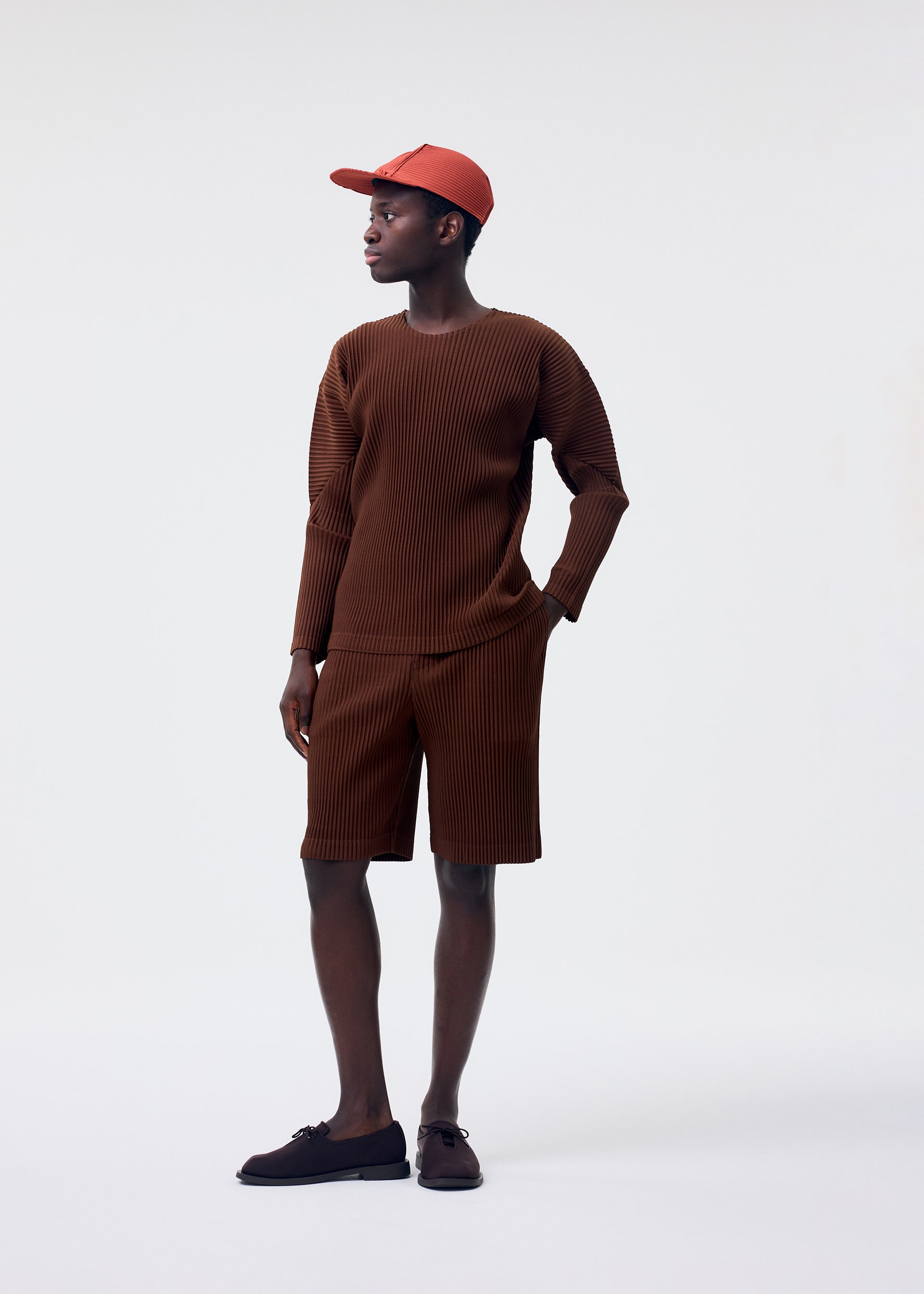 Issey Miyake Color Pleats 2 triko vínové