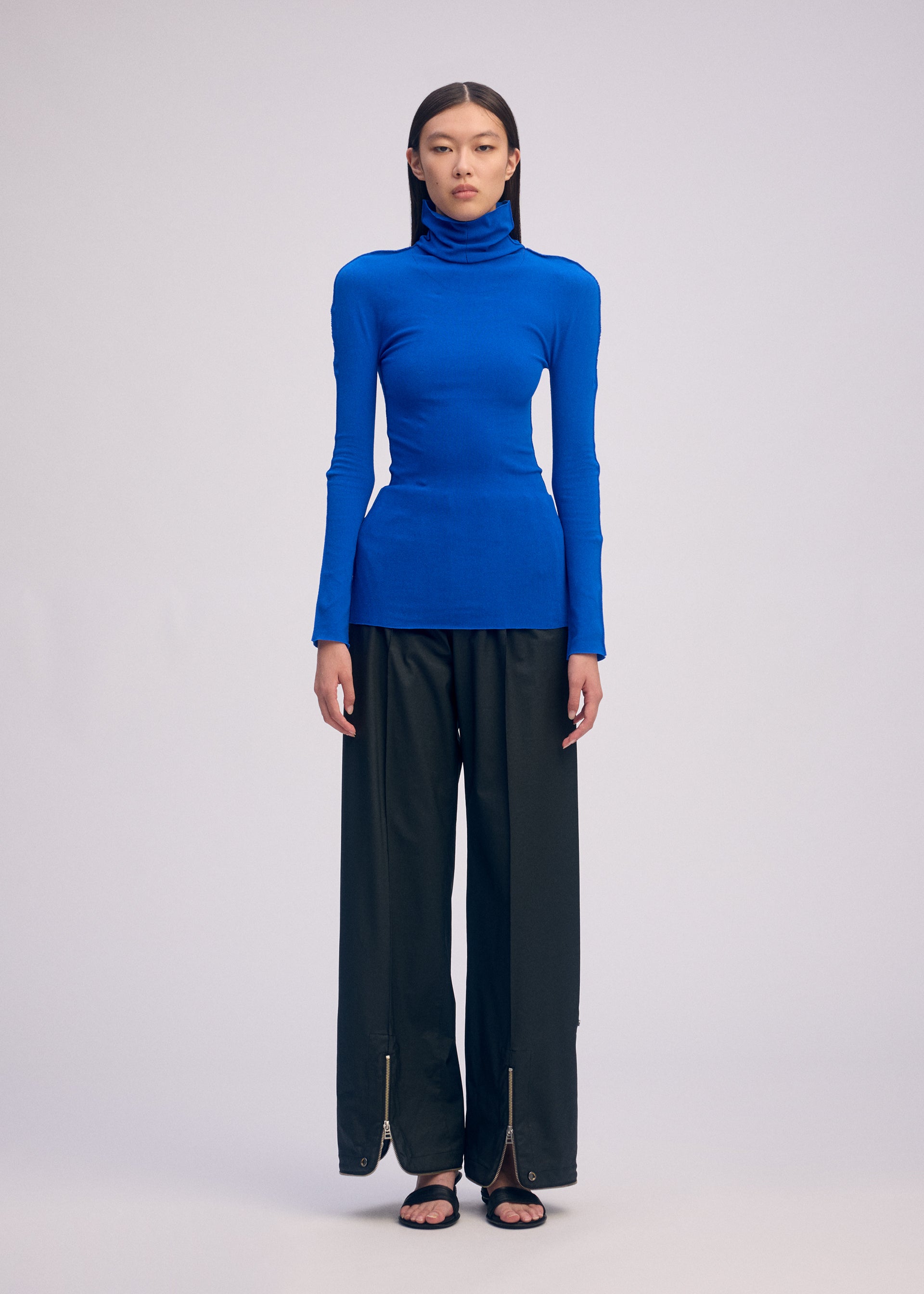 Issey Miyake Cotton Baguette-66 top Off-White vel. 2 přiléhavý