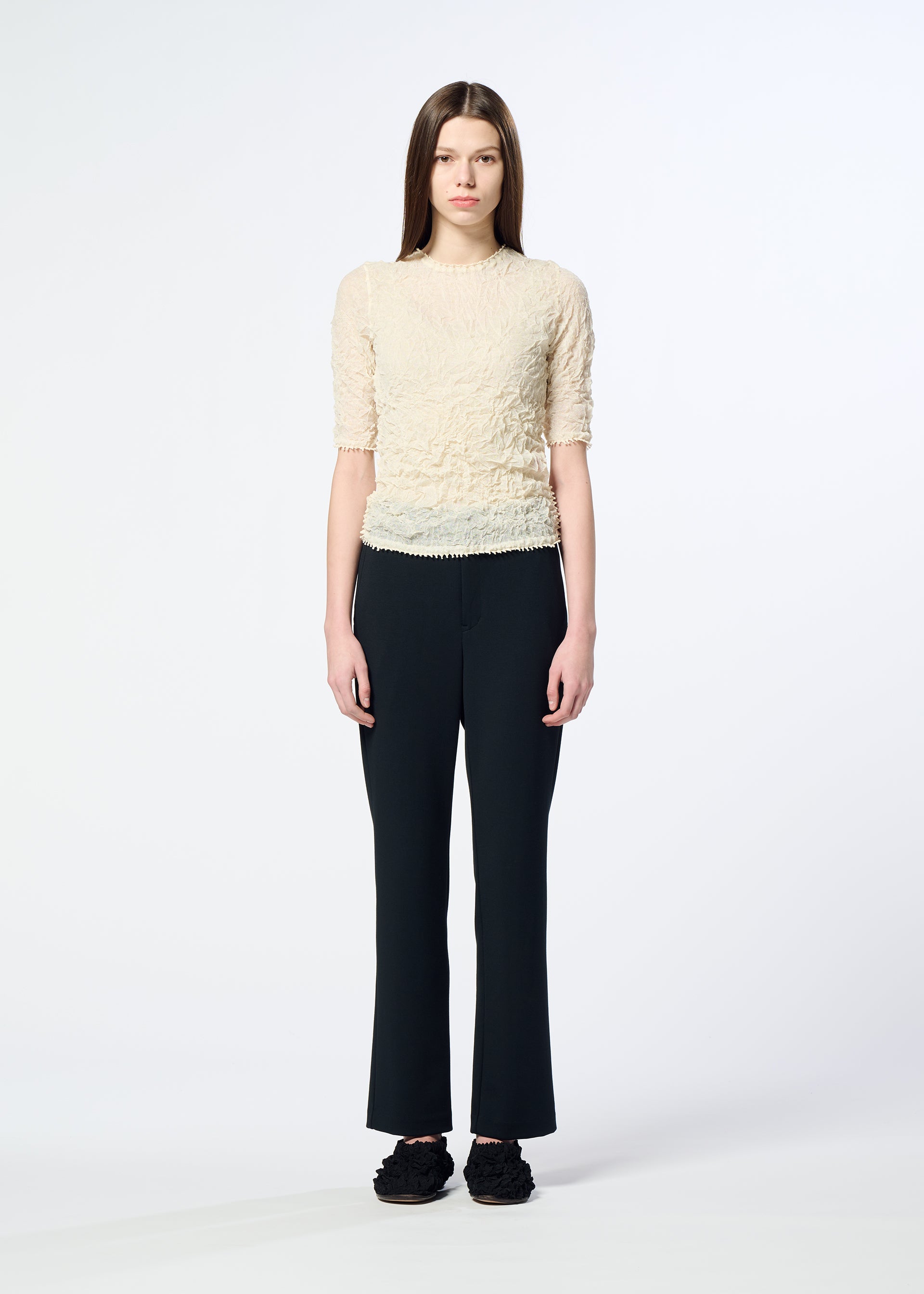 HaaT Ponte Jersey kalhoty černé elastické vel. 2