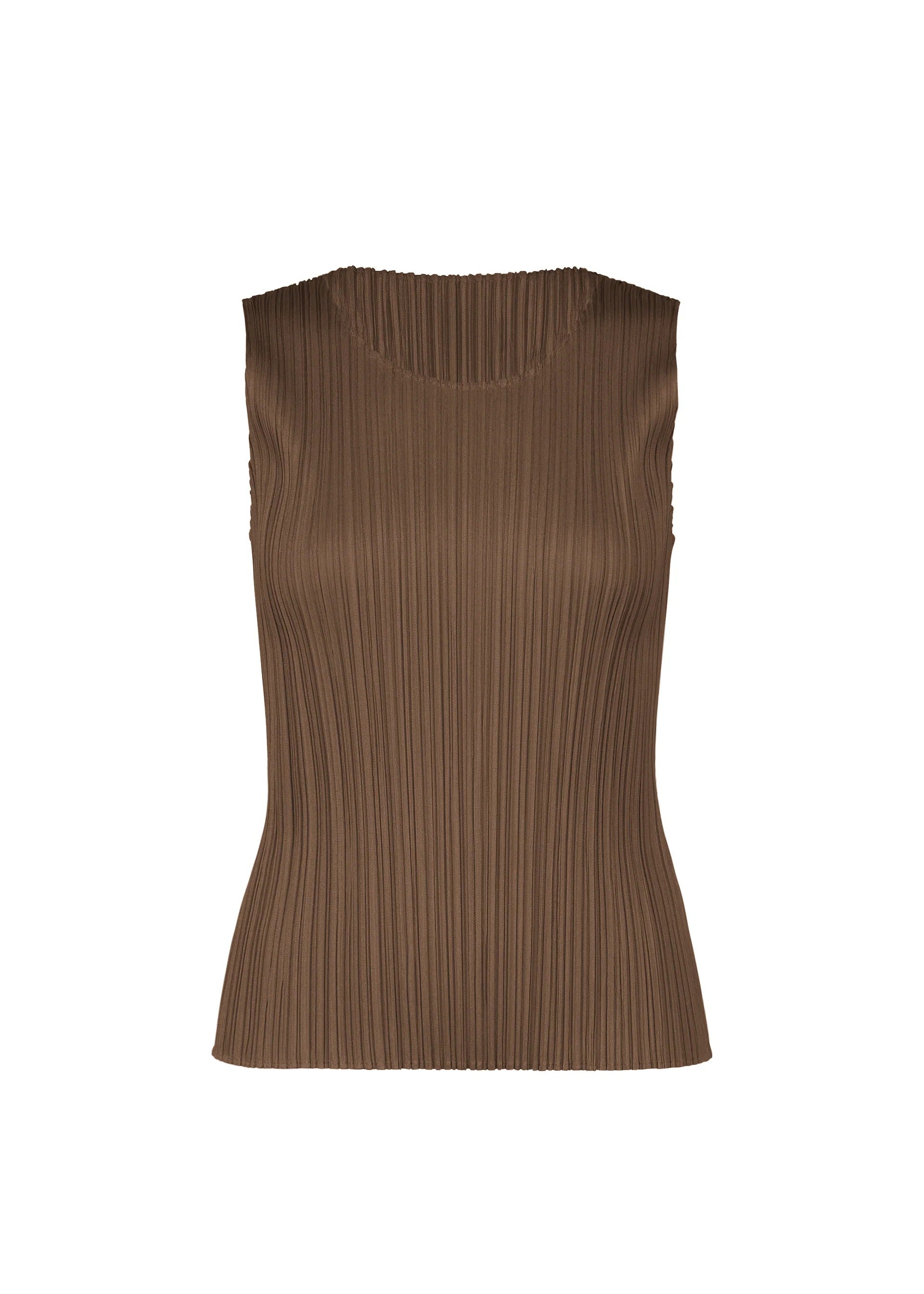 Issey Miyake Colorful Basics 4 top bez rukávů karmínový