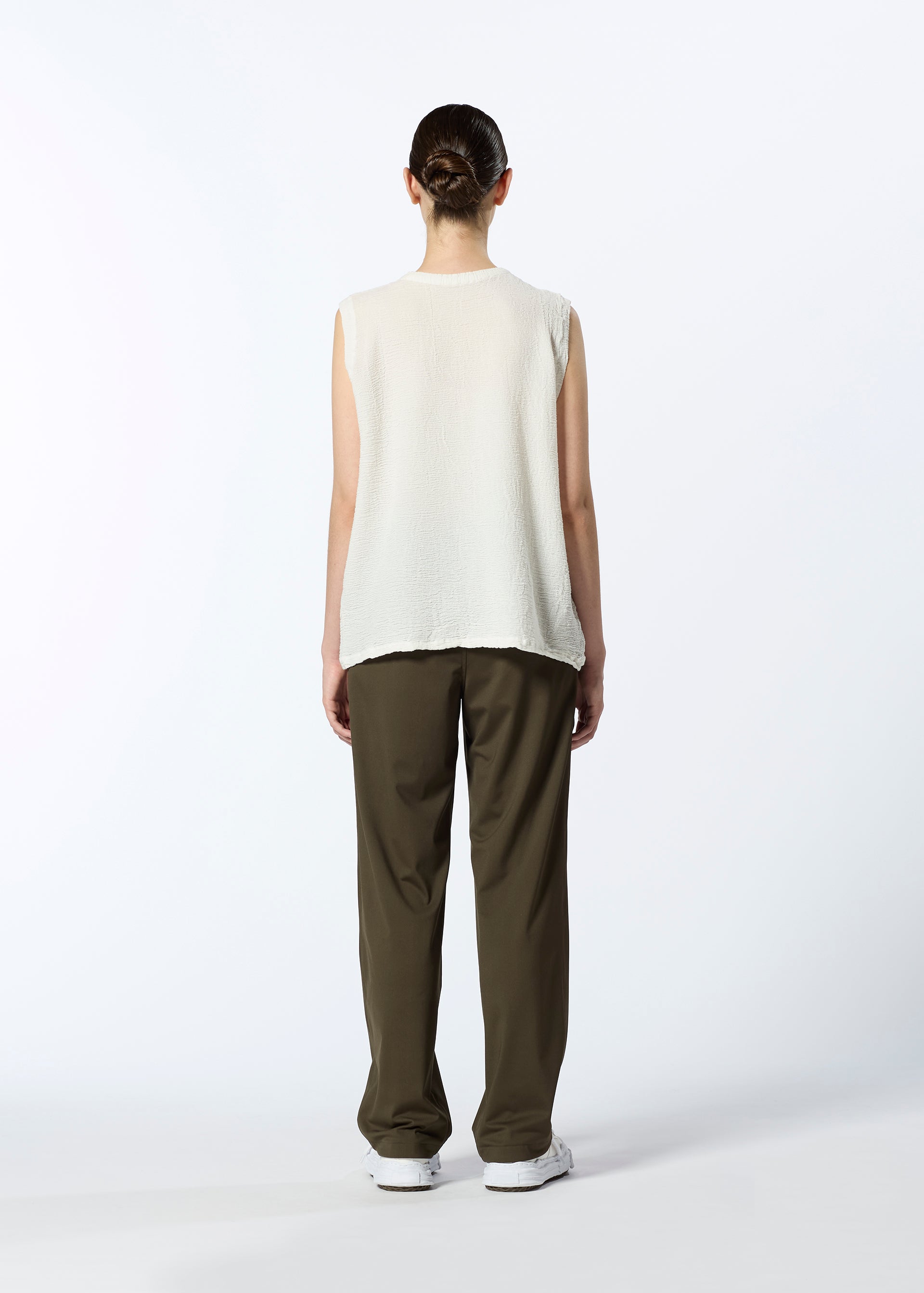 Issey Miyake Kyo Chijimi 2Way top bez rukávů bílá, vel. 2