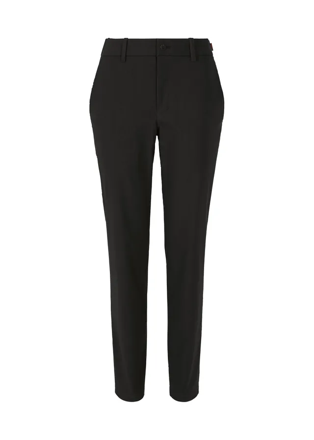 Issey Miyake HaaT Nylon Stretch Bottom kalhoty černé strečové