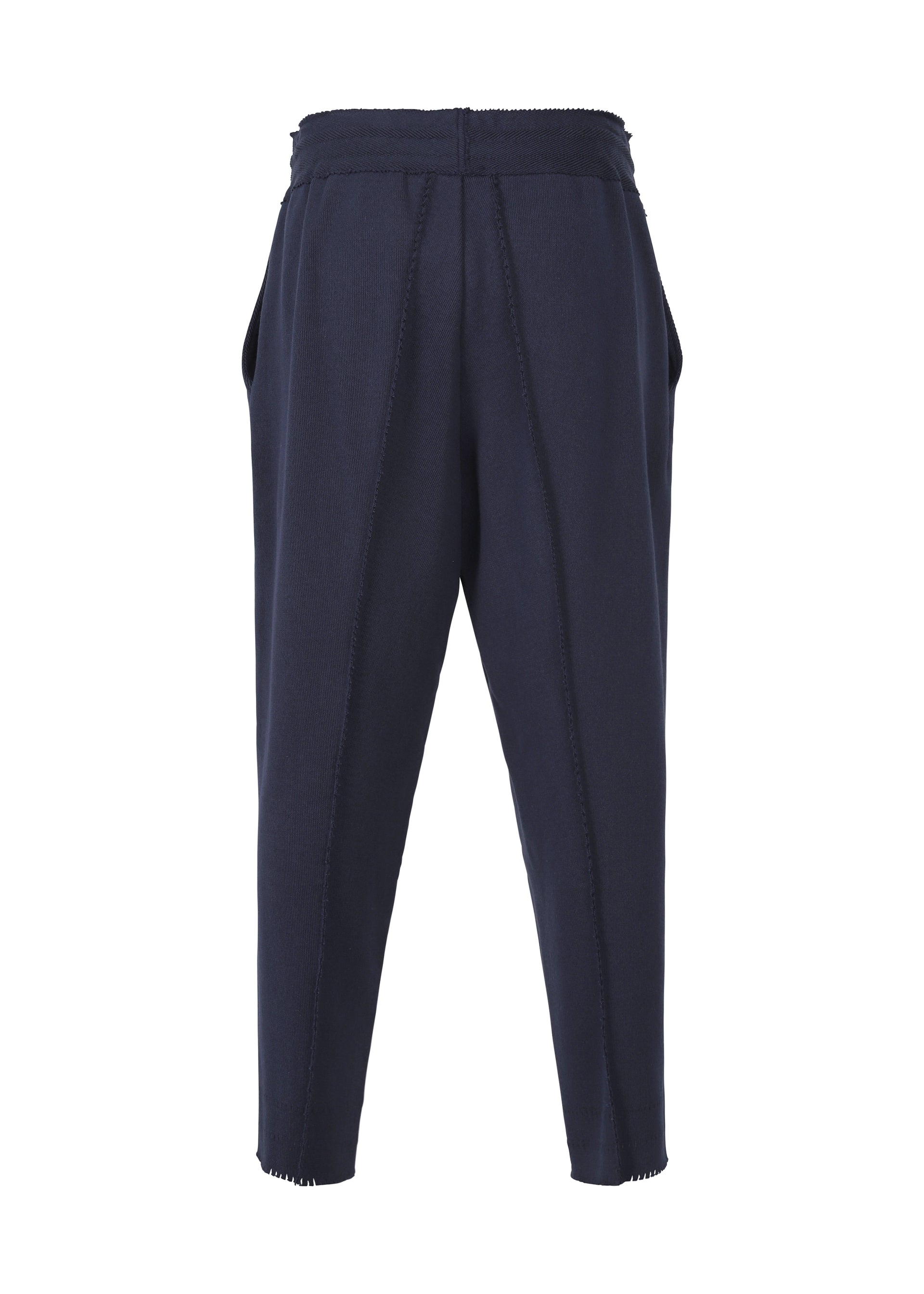 Issey Miyake Type-A Basics kalhoty černé pletené