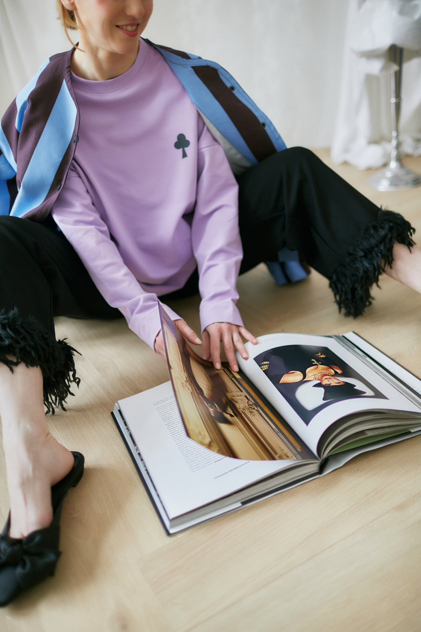 Aurelia & Zwei Frauen Capri Blue Stripes bunda pruhovaná