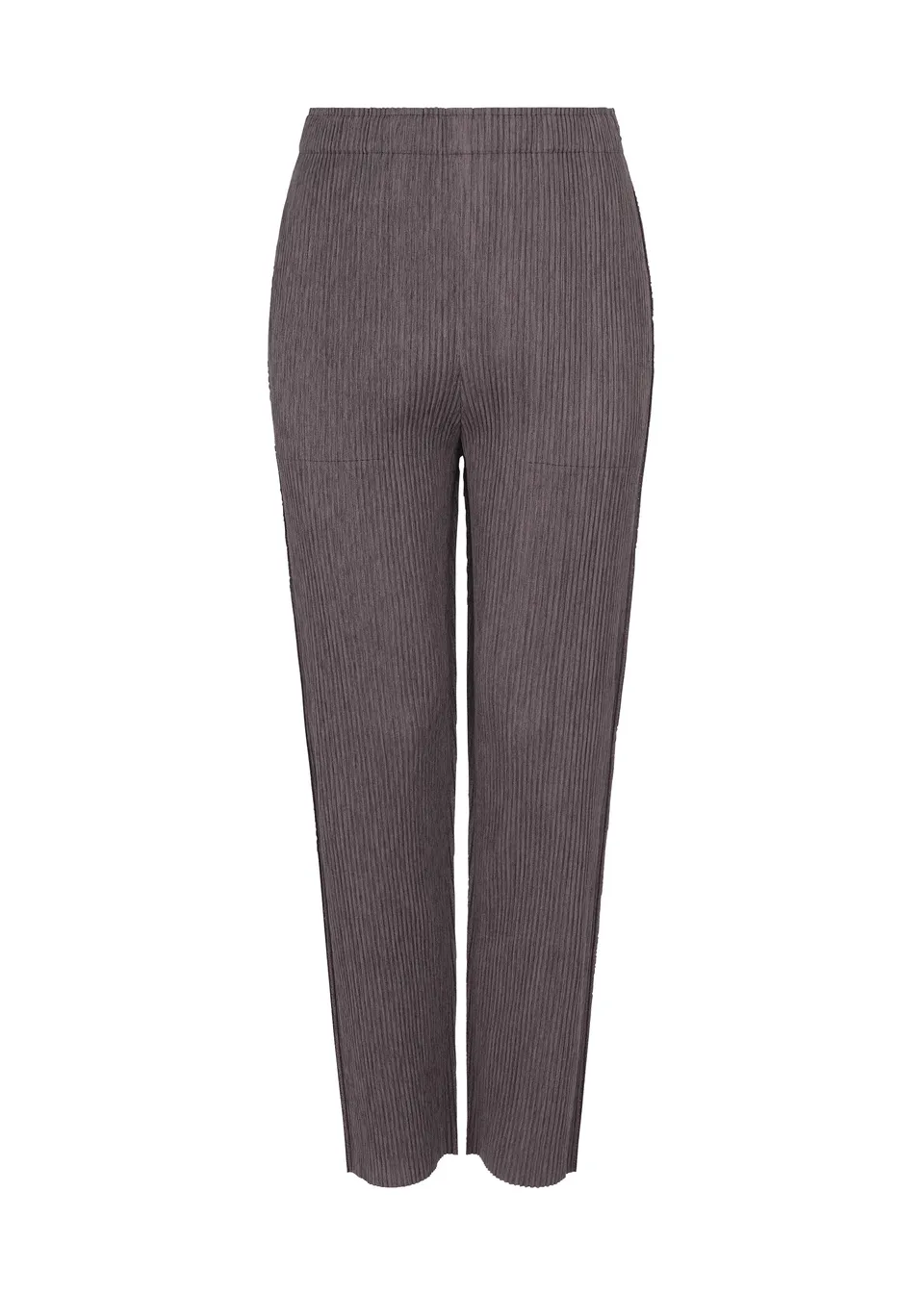 Issey Miyake Mix Fine Knit Pleats kalhoty black lehké