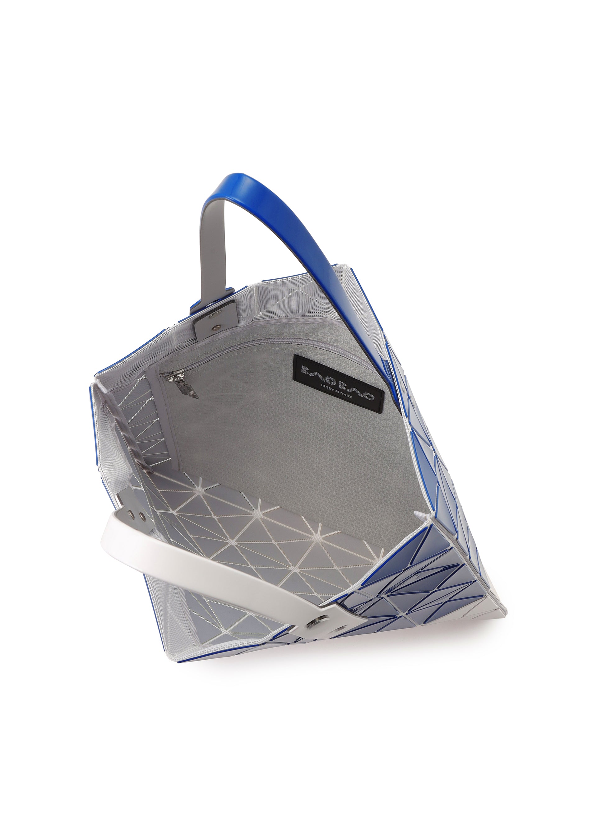 Issey Miyake Sign tote bag modrá A4