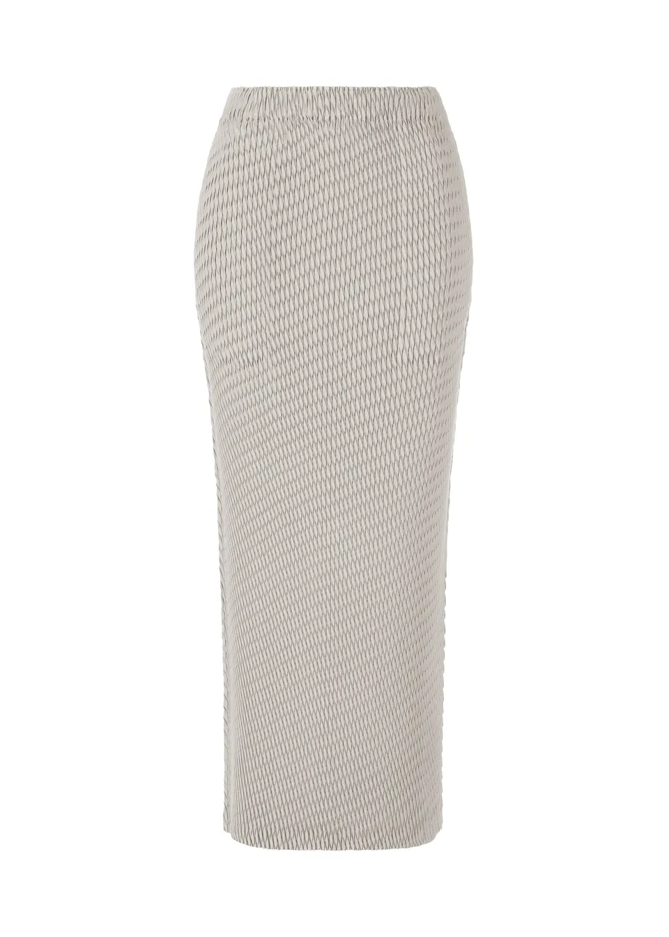 Issey Miyake Sleek Pleats sukně černá saténová