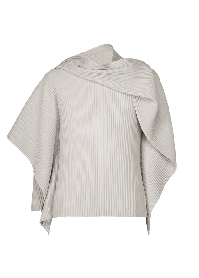 Issey Miyake Motion Blur HP63JK200 top šedý plisovaný