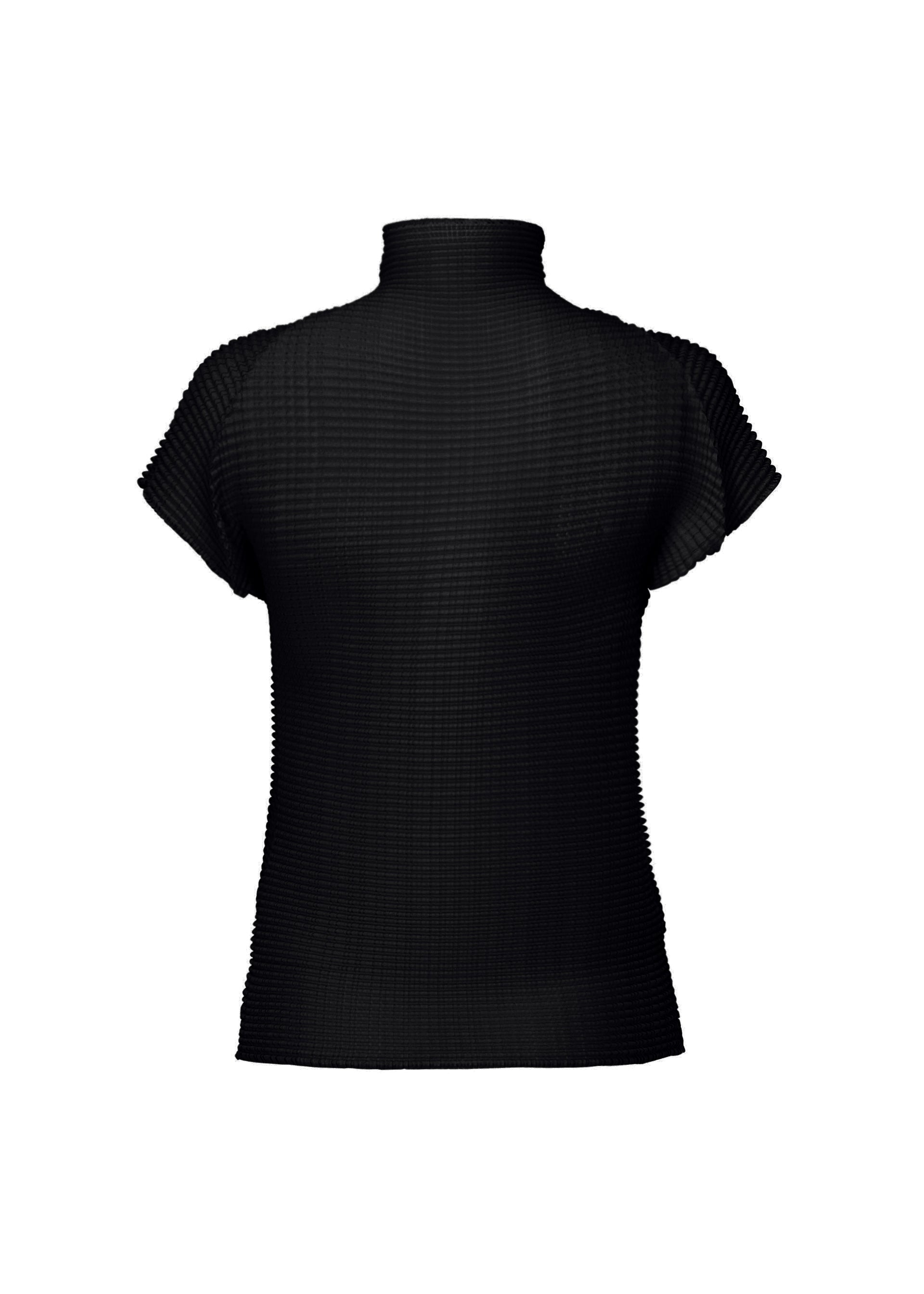 Issey Miyake Wooly Pleats BK/WT-68 top černý vel. 2