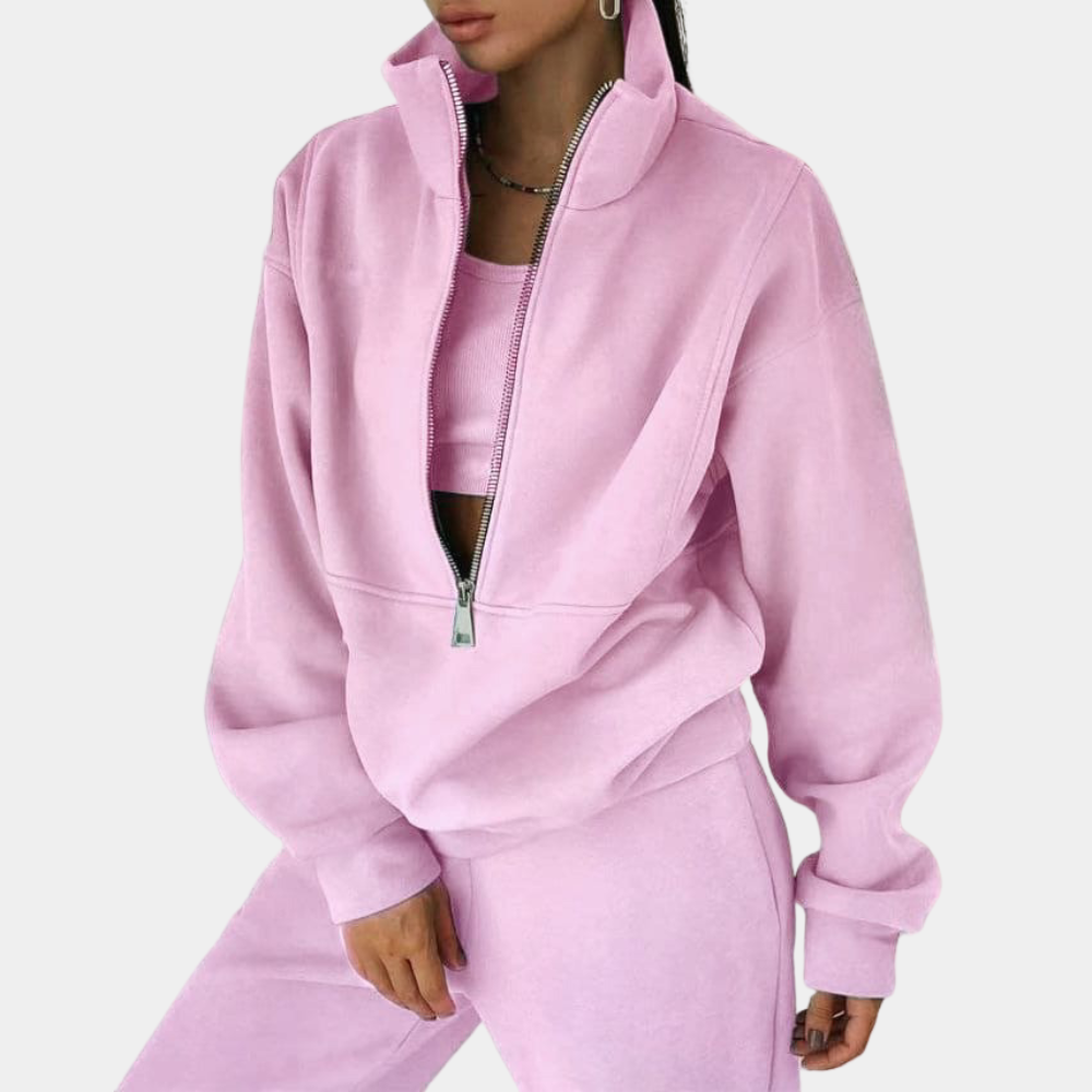 Norielle Zip souprava růžová S mikina a kalhoty