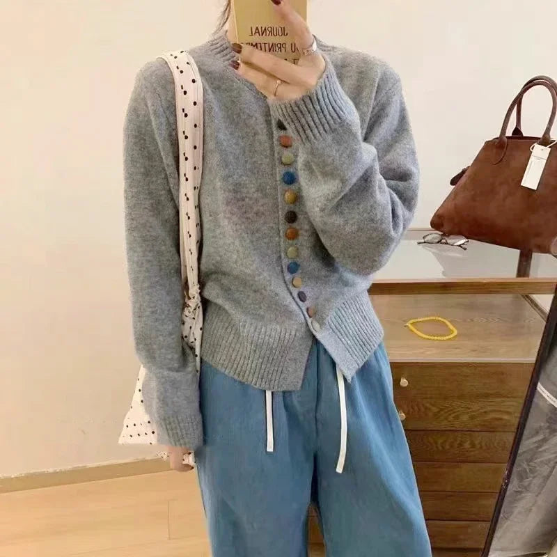 Norielle dámský pletený cardigan šedý S