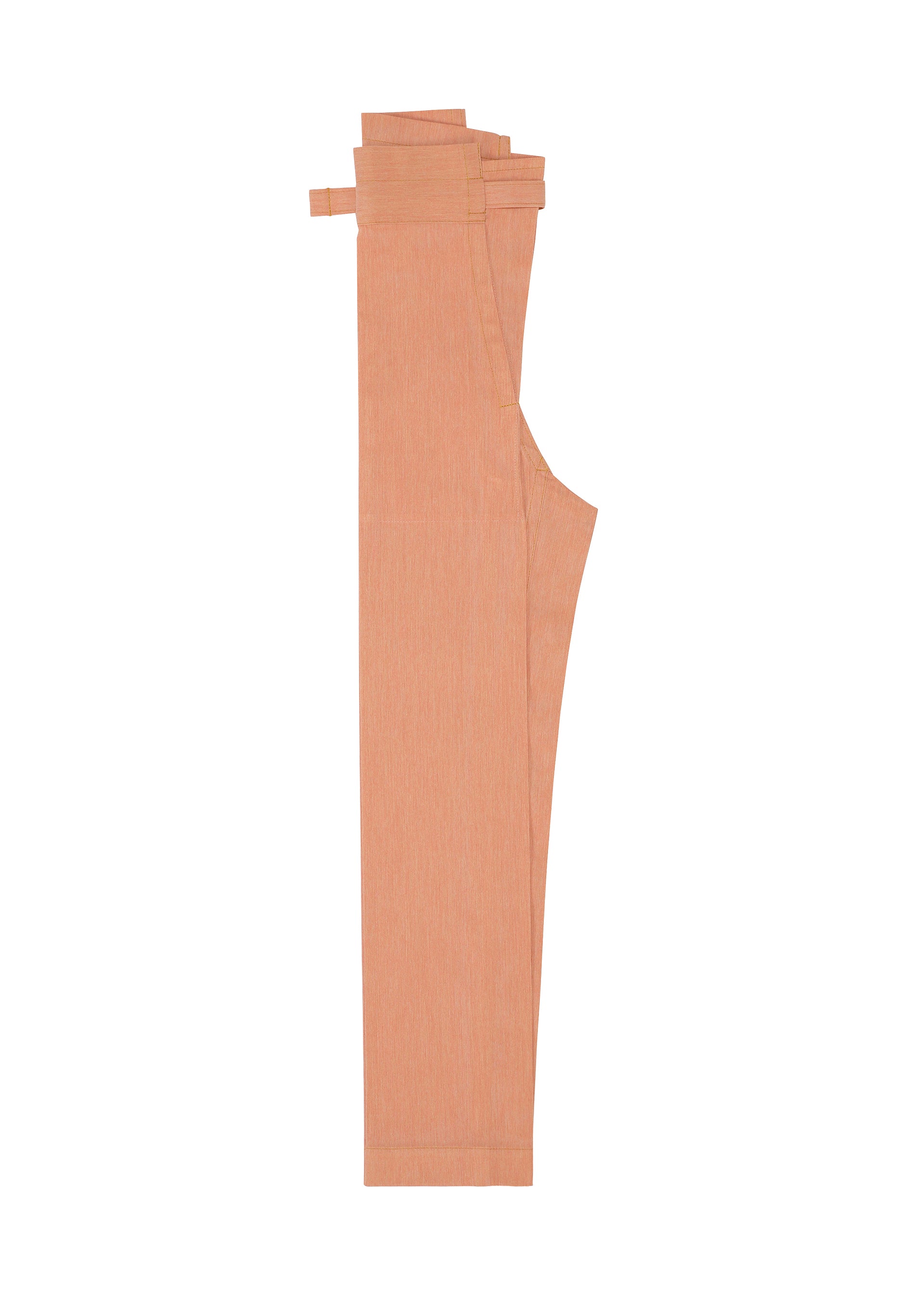 Issey Miyake Flat Denim Seasonal široké kalhoty salmon pink