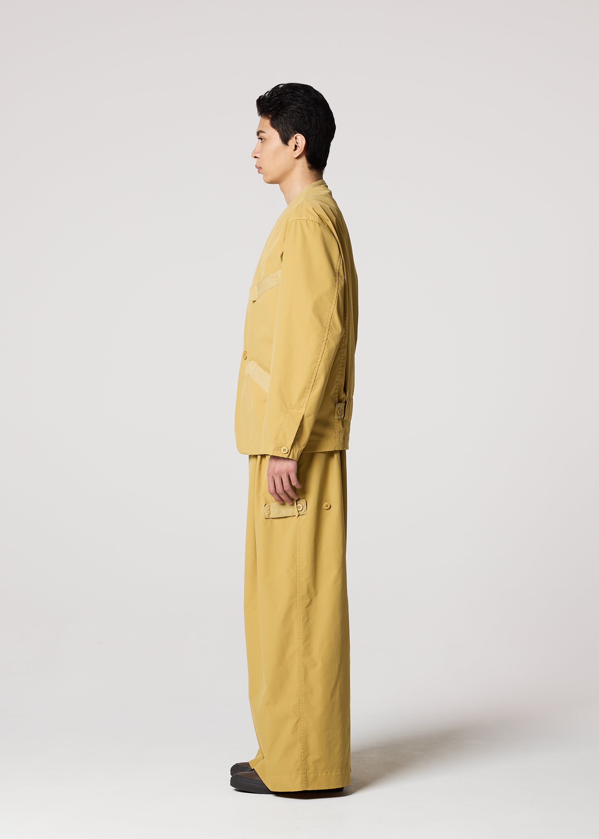 Issey Miyake RESILIENCE kalhoty černé polyester
