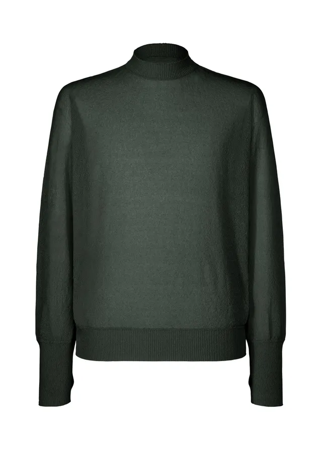 Issey Miyake Knit Unraveled top černý