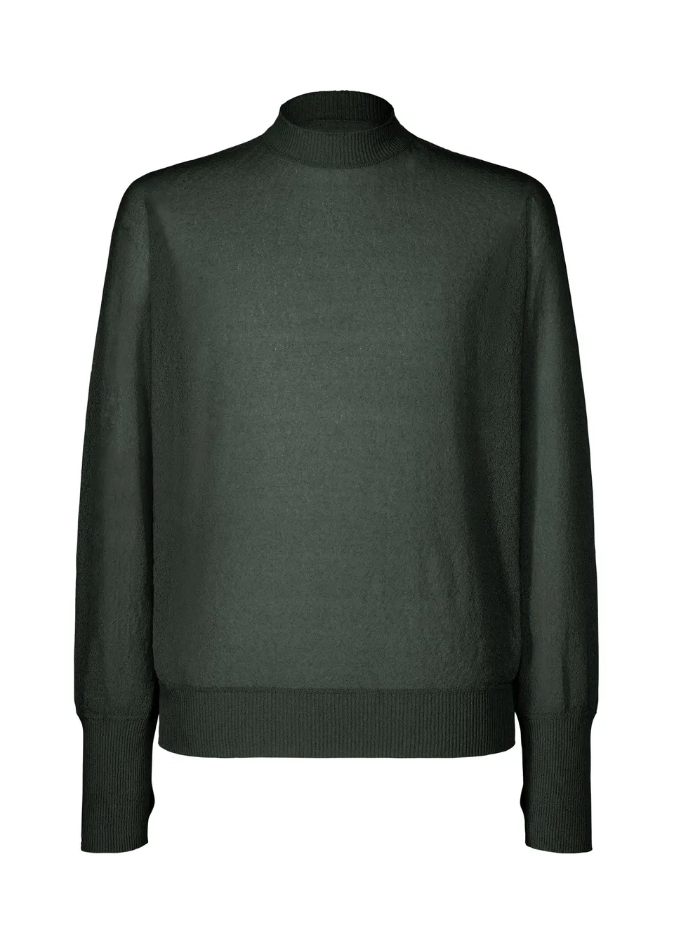 Issey Miyake Knit Unraveled top černý