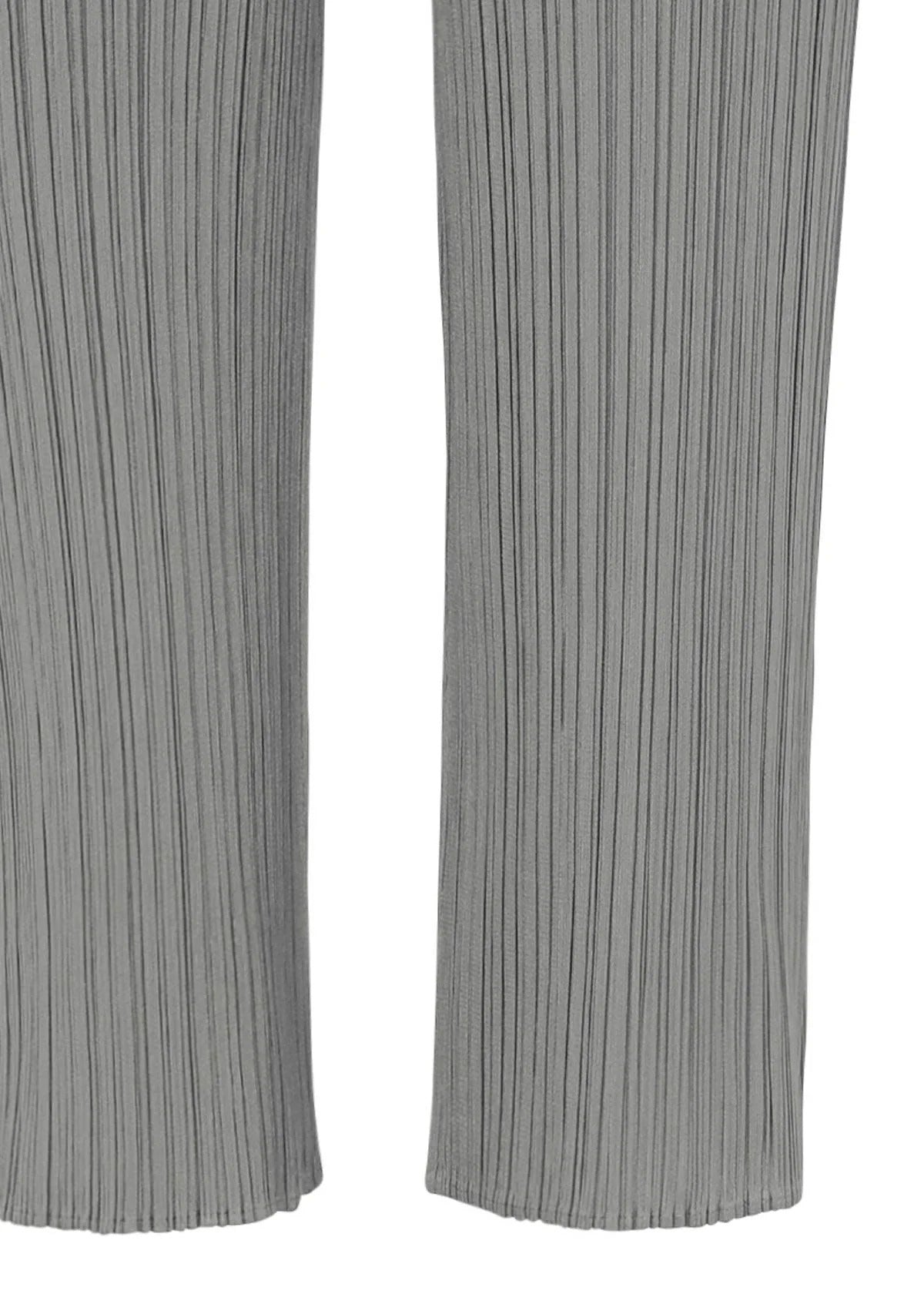 Issey Miyake Basics Sabrina plisované kalhoty černé
