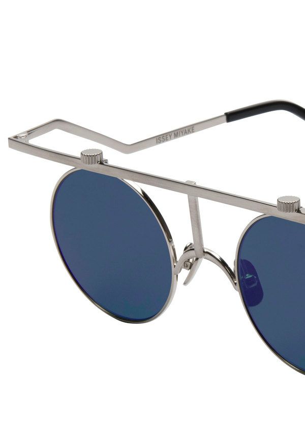 Issey Miyake Eyes IM-101 sluneční brýle modré titanové