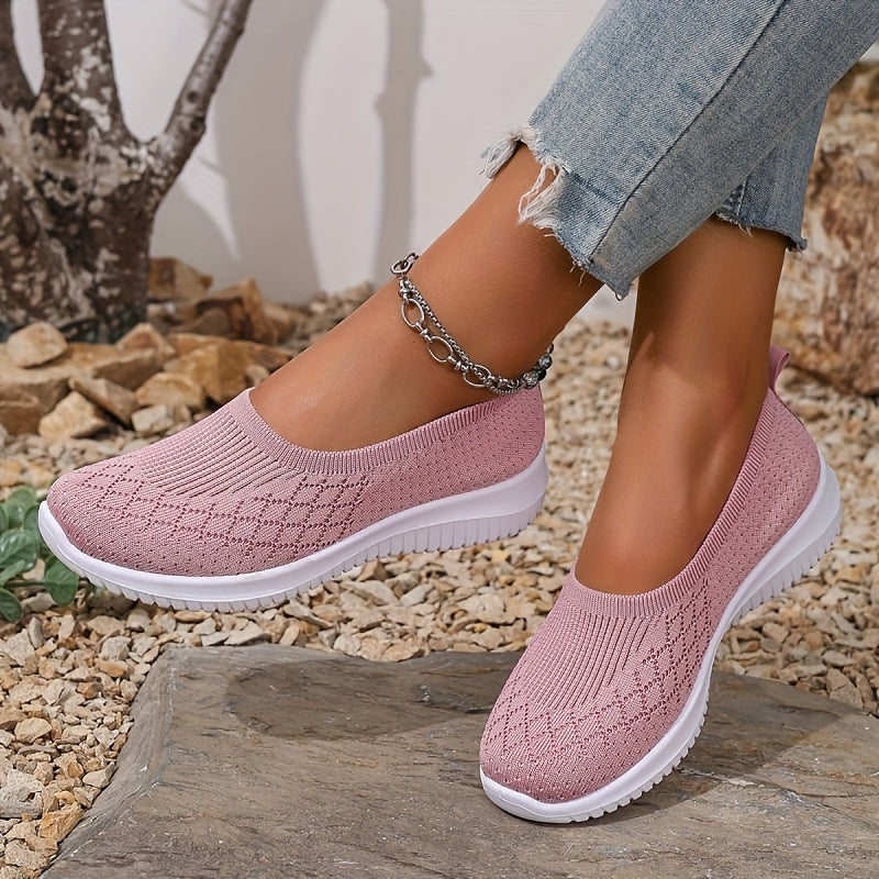 Norielle slip-on tenisky z pleteniny černé