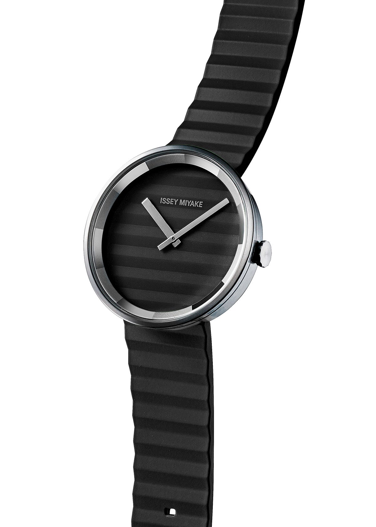 Issey Miyake Watch Please Morrison hodinky černé plisované