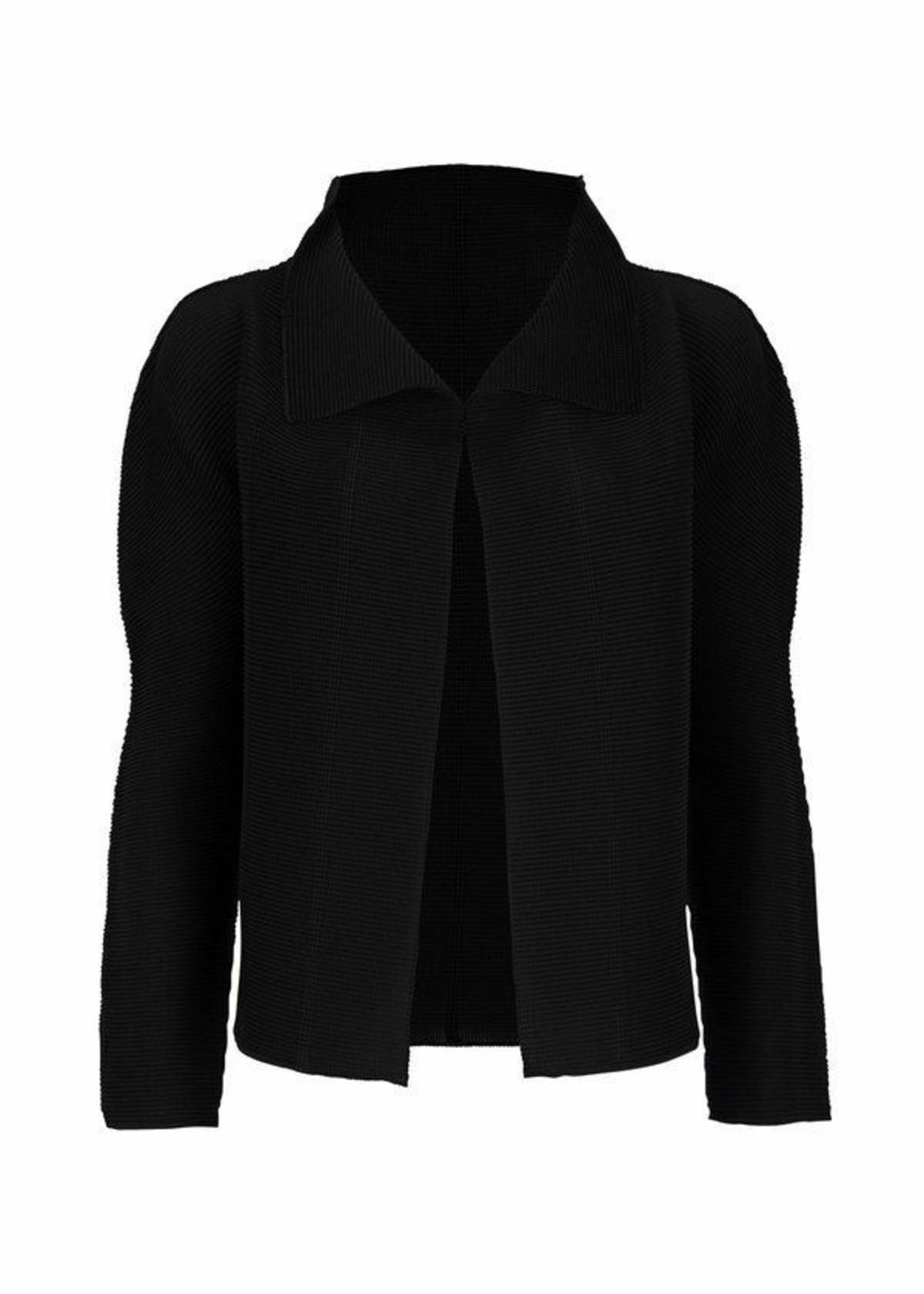 Issey Miyake Stretch Pleats kardigan s dlouhým rukávem