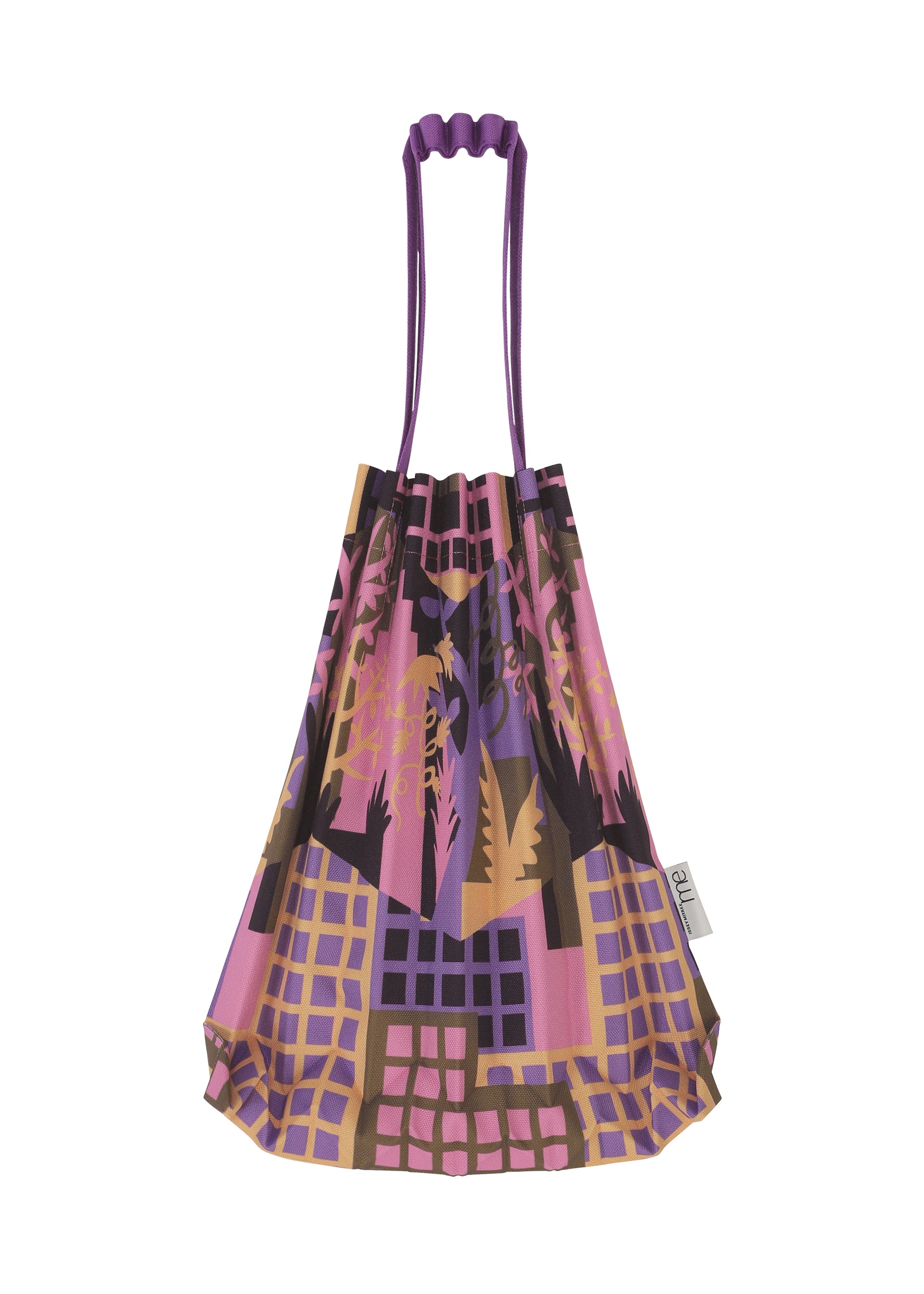 me Issey Miyake Building Trunk Pleats mini tote šedá