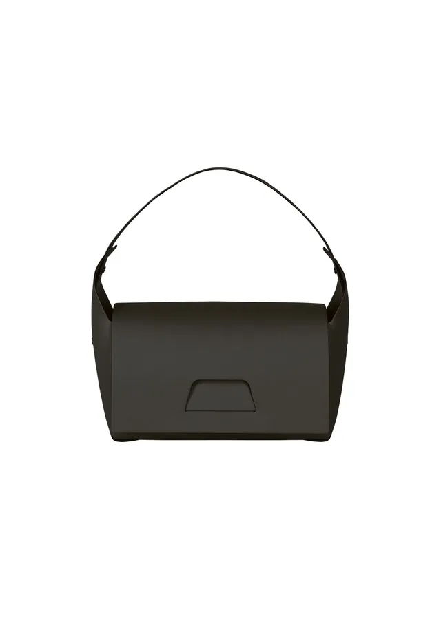 Issey Miyake Box kabelka černá skládací 2 popruhy