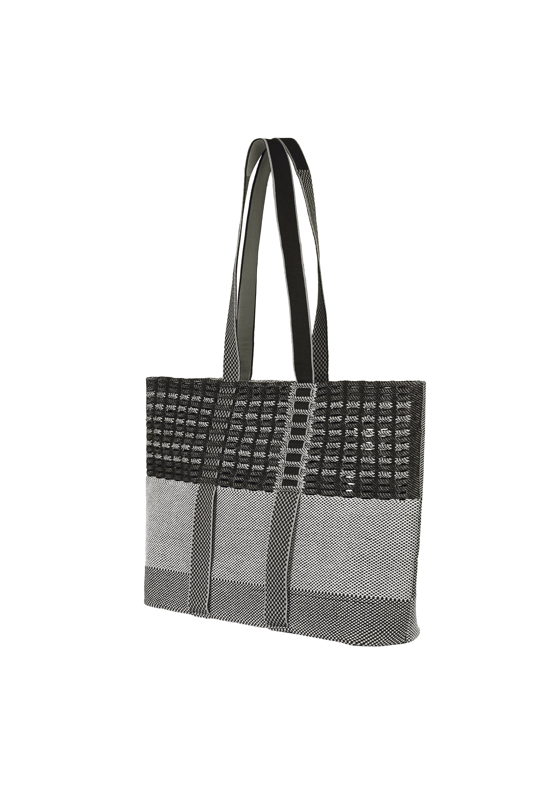Issey Miyake Mokko Tote Mix tote Cloud Gray Mix pevný úplet