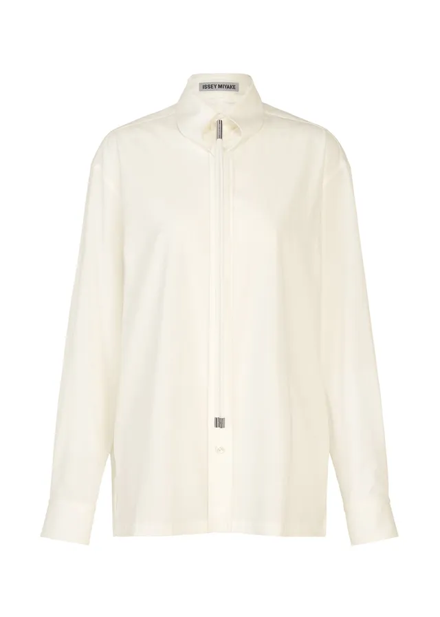 Issey Miyake Monsieur Shirt košile White bavlněná