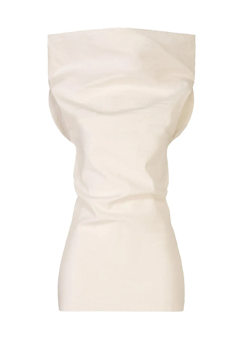 Issey Miyake ALLOW top bez rukávů off-white