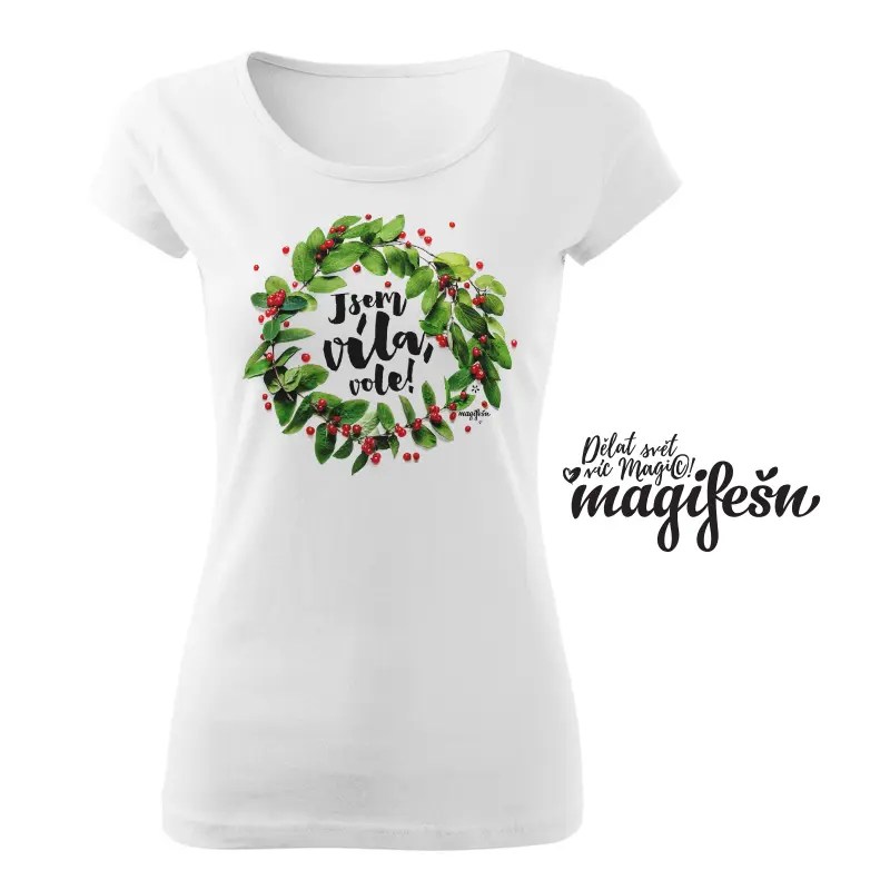 Magifešn XX tričko Jsem víla vole Red Berries bio
