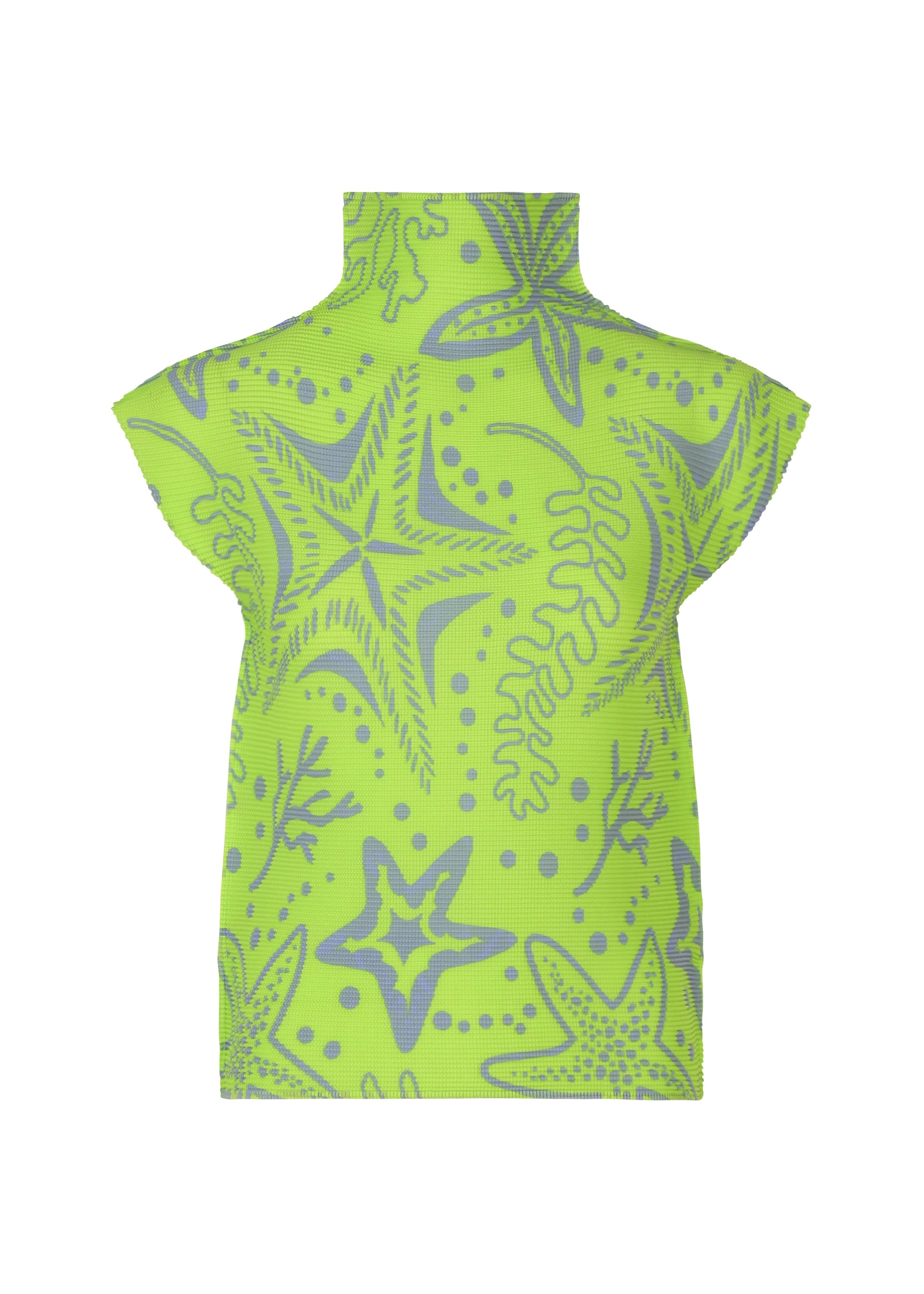 me ISSEY MIYAKE STARFISH top černá plisovaný