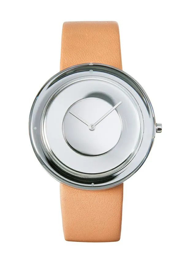 Issey Miyake Glass Watch hodinky béžové skleněné