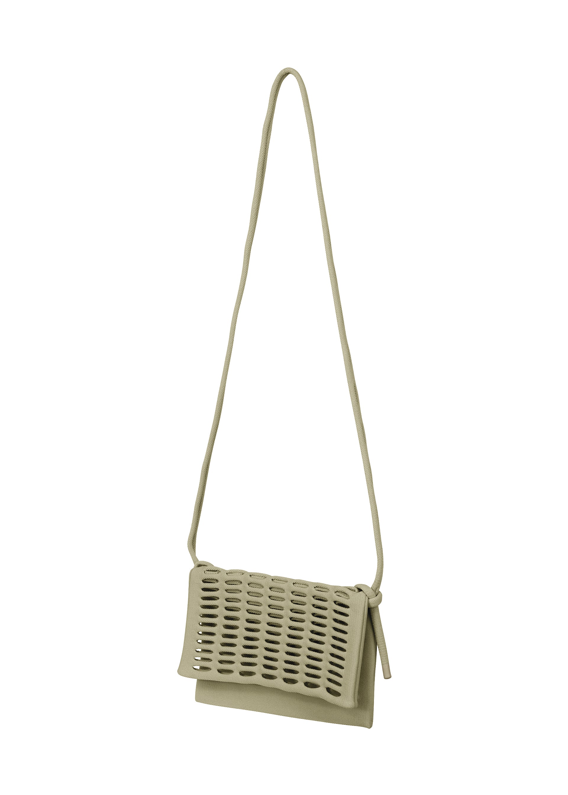 Issey Miyake Mokko Flap Pouch kabelka černá pletená