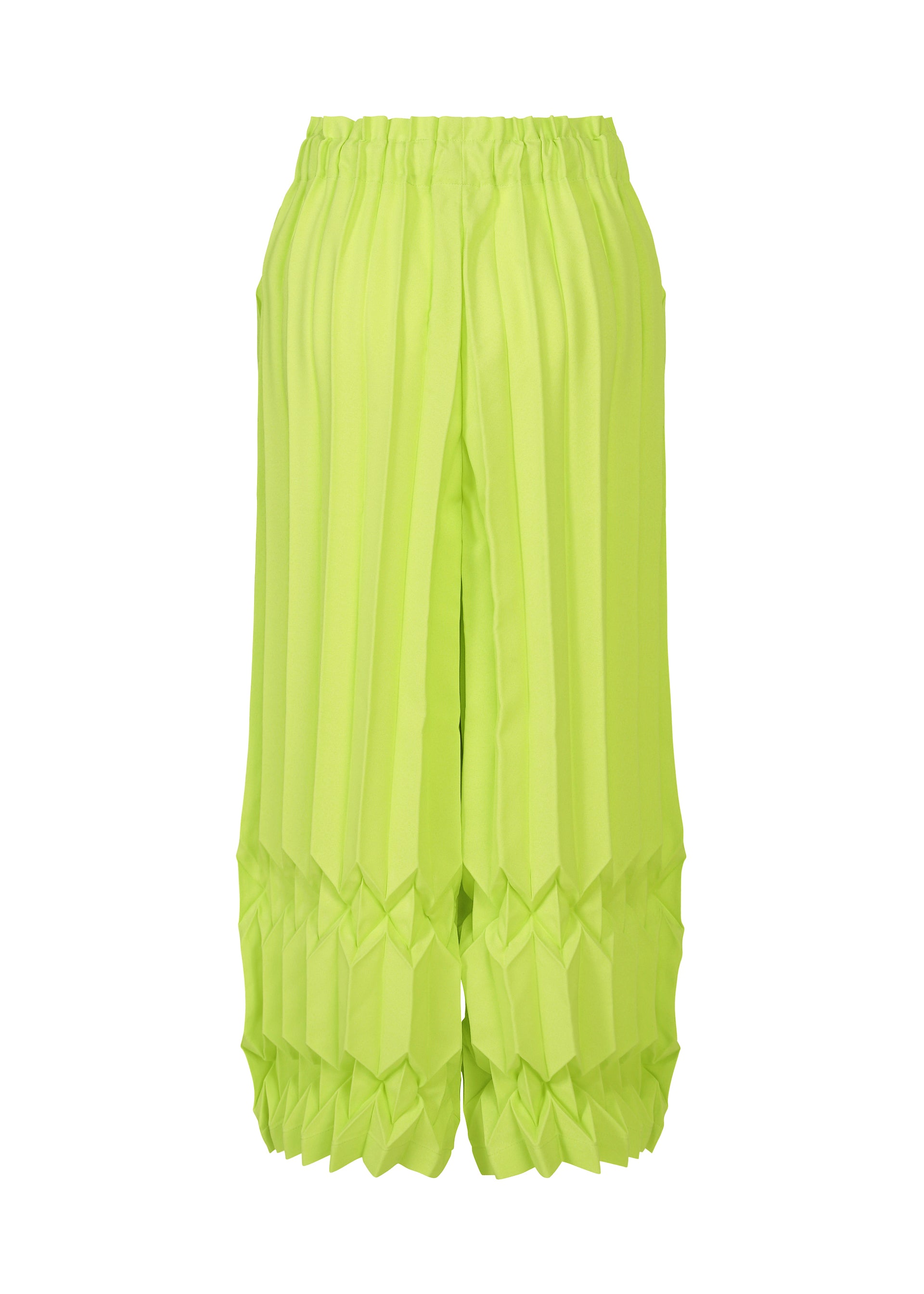 Issey Miyake Tree Pleats kalhoty černé široké plisované
