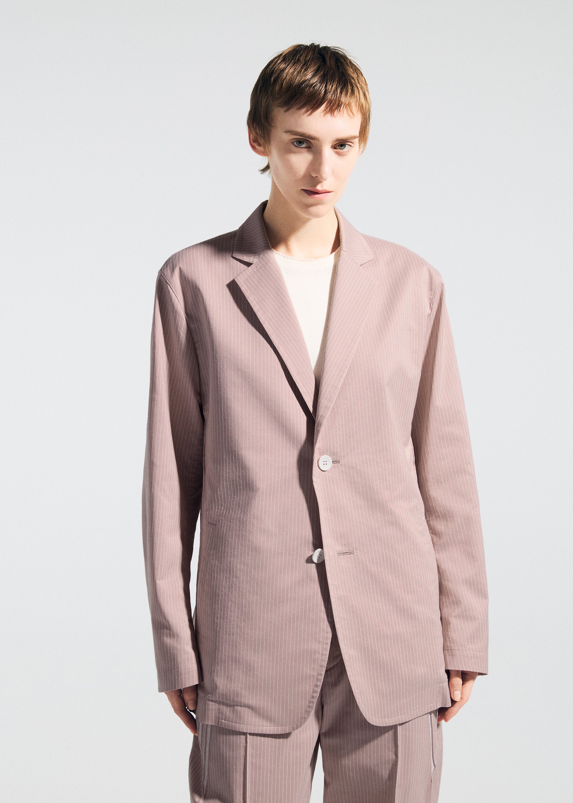 Issey Miyake Type-S 001-2 bunda šedá strečová
