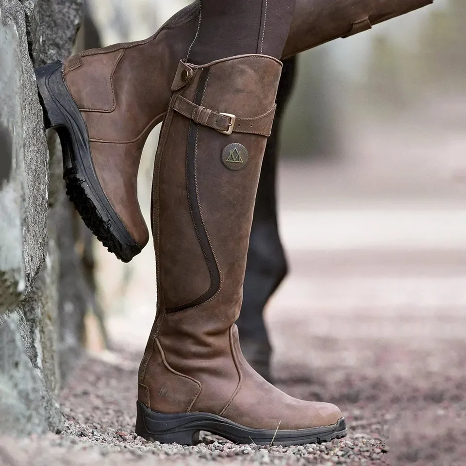 Norielle vysoké outdoor holínky hnědé 38